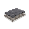 INDPET 500/12: 500 ml Plastic jars with screw-on lids (12 pcs.) 4