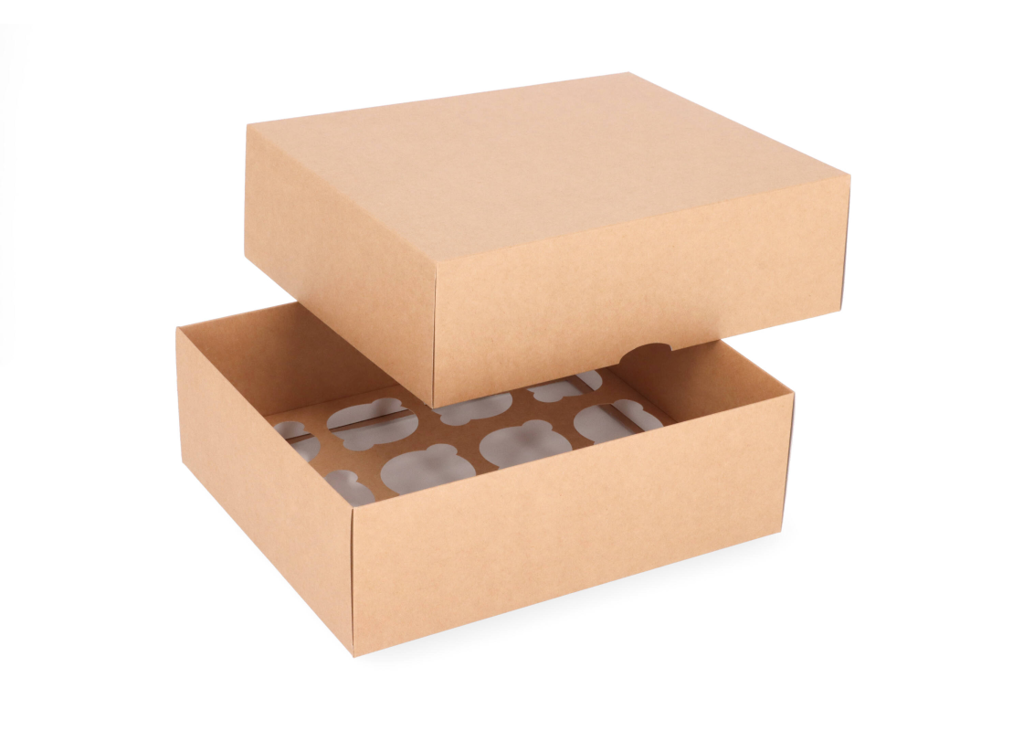 KEK-12: 300 x 250 x 100 mm <br>Box for 12 cupcakes 1