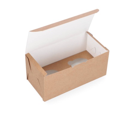KEK-2: 200 x 100 x 90 mm <br>Box for 2 cupcakes 1
