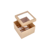 KEK-4L: 150 x 150 x 100 mm <br>Box for 4 cupcakes with PVC window 3