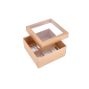 KEK-6L: 210 x 210 x 100 mm <br>Box for 6 cupcakes with PVC window 3