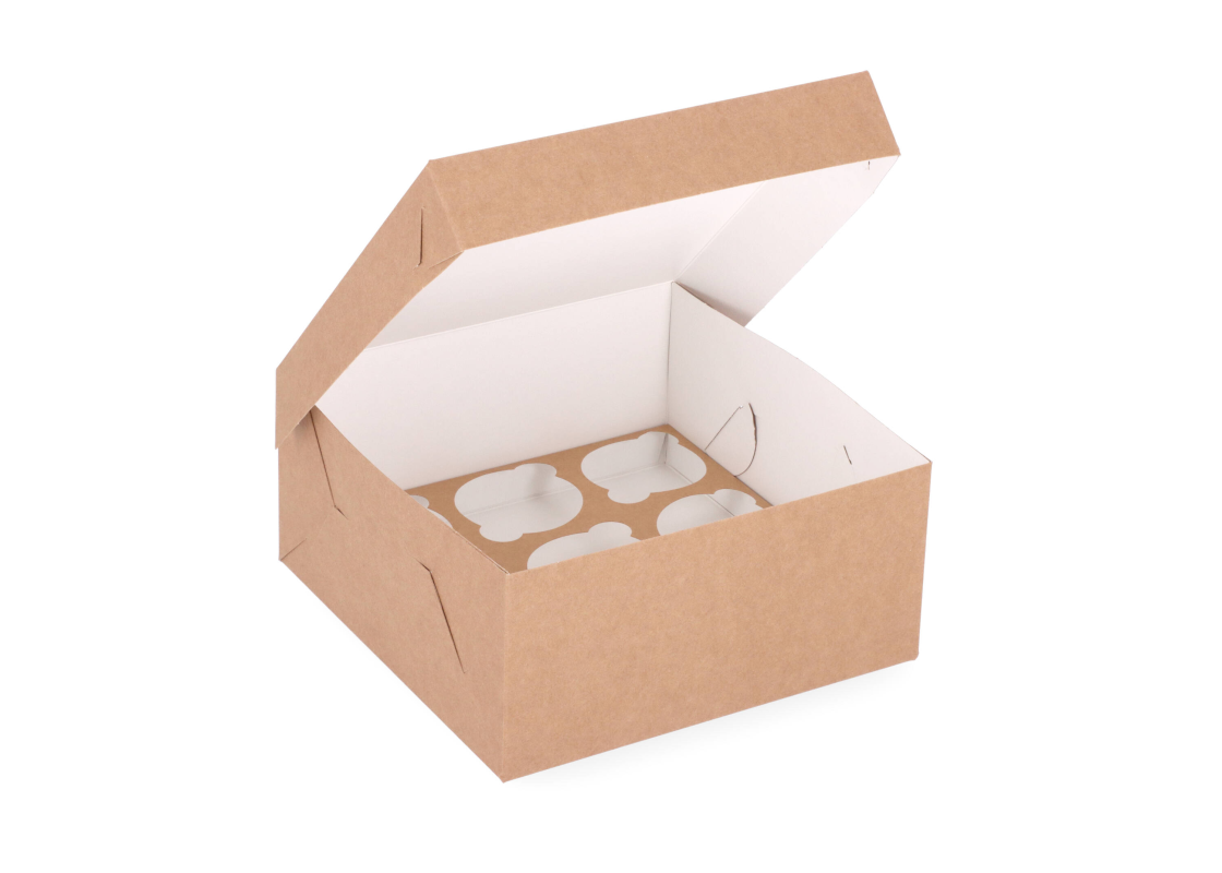 KEK-9: 210 x 210 x 100 mm <br>Box for 9 cupcakes 1