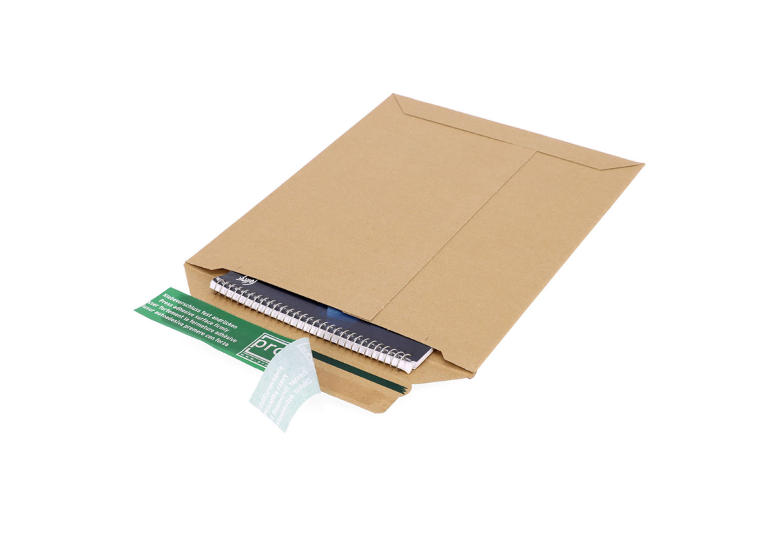 RV/2: 205 x 262 x 30 mm cardboard envelope for shipments 1
