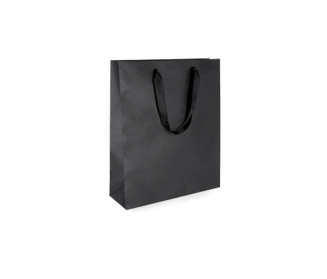 LUX-2: 300 x 100 x 360 mm Luxury paper bag with satin handles 3
