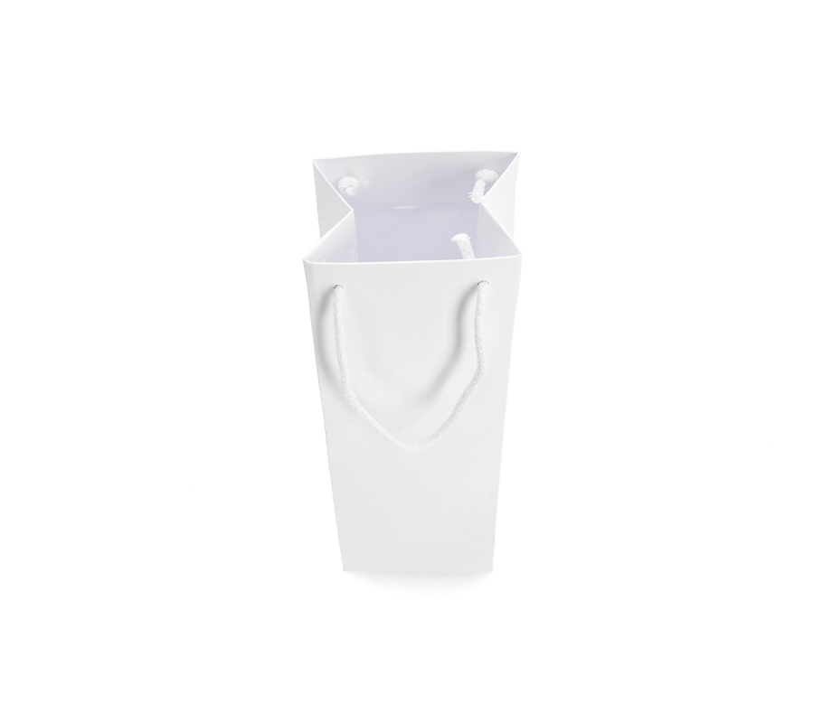 LUX-3: 120 x 90 x 390 mm Luxury paper bag with cotton rope handles 4