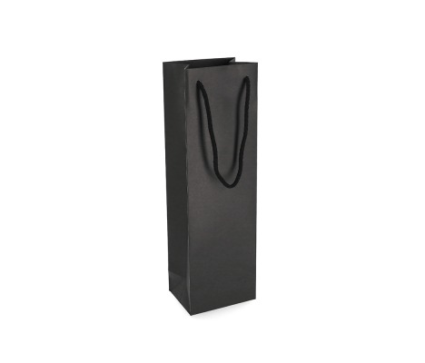 LUX-3: 120 x 90 x 390 mm Luxury paper bag with cotton rope handles 1