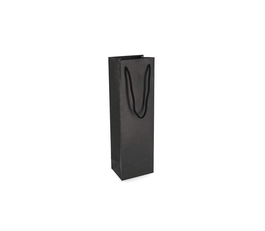LUX-3: 120 x 90 x 390 mm Luxury paper bag with cotton rope handles 12