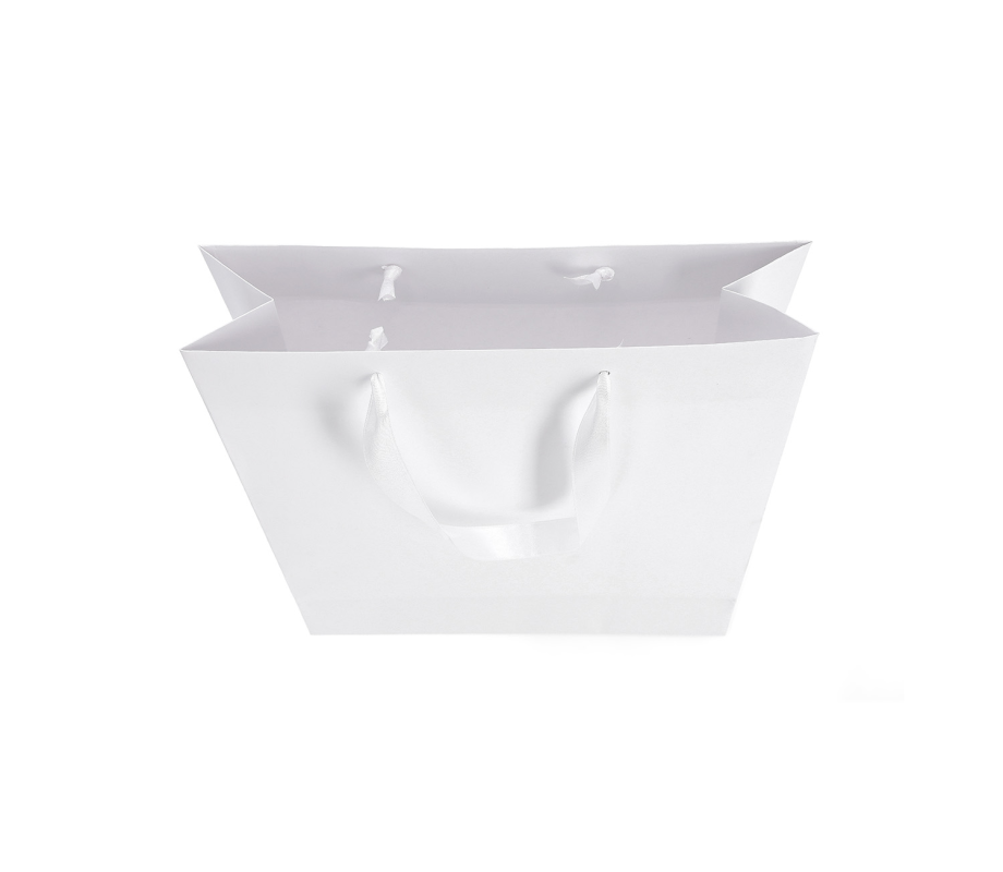 LUX-1: 220 x 100 x 300 mm Luxury paper bag with satin handles 4