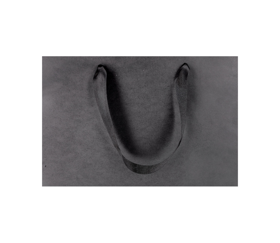 LUX-1: 220 x 100 x 300 mm Luxury paper bag with satin handles 16