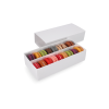 MAC-2/B: 200 x 100 x 50 mm, White color box for sweets and macarons cookies (10 pcs) 4