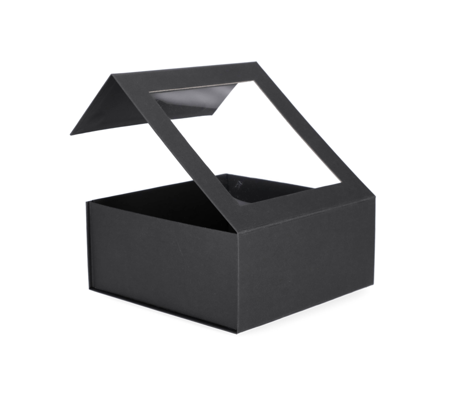 MAG-3L: 220 x 220 x 100 mm quickly assembled magnetic box with a window 6