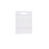 MMK-2: White 400 x 450 mm non-woven bag with crossed handle 3