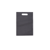 MMK-1: Black 250 x 350 mm non-woven bag with crossed handle 3