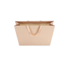 OMG-5: 400x120x350 mm Laminated paper gift bag with integrated fabric handles 7