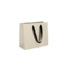 OMG-8: 450x150x350 mm Luxury paper gift bag with black integrated fabric handles 4