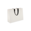 OMG-8: 450x150x350 mm Luxury paper gift bag with black integrated fabric handles 4