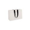 OMG-7: 340x130x240 mm Luxury paper gift bag with black integrated fabric handles 4