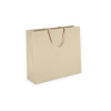 OMG-5: 400x120x350 mm Laminated paper gift bag with integrated fabric handles 11