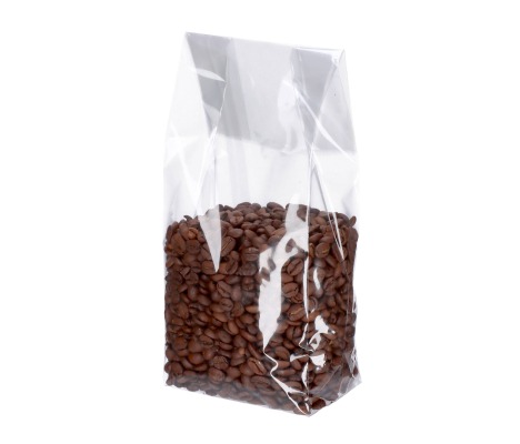 OPP-D3: 100 x 60 x 280 mm plastic OPP bag with block bottom, 100 pcs. 1
