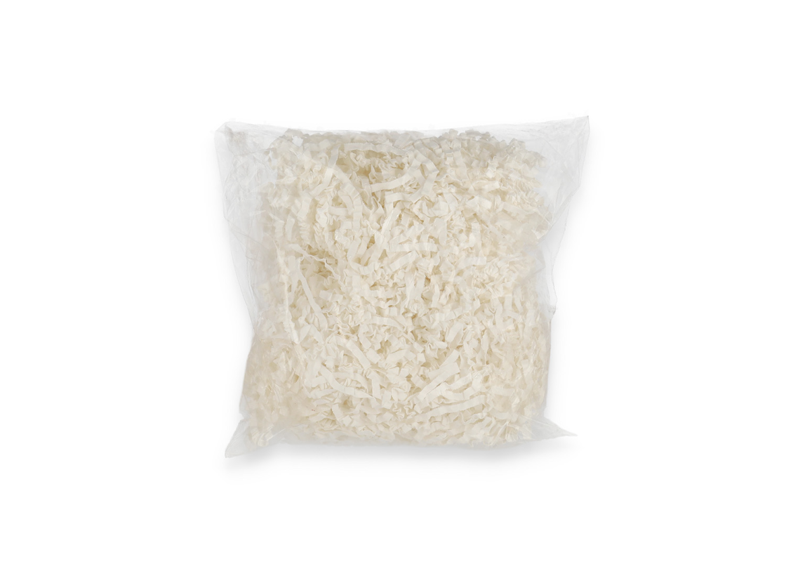 PDR-01/B: White color shredded paper, 100 g 2