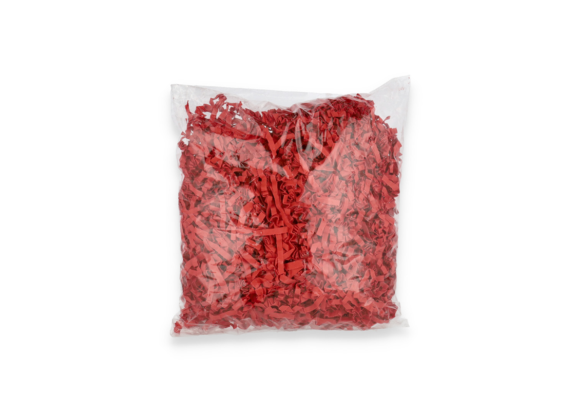 PDR-01/RA: Red color shredded paper, 100 g 2