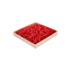 PDR-D4/1-RA: 1 kg. Red color shredded paper 4