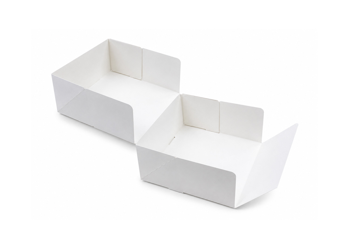 PRA-4: 220x220x120 mm<br>quick-assembly pastry & dessert box, 15 pcs. 1