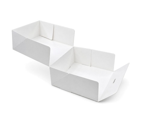 PRA-5: 260x260x120 mm<br>quick-assembly pastry & dessert box, 10 pcs. 1