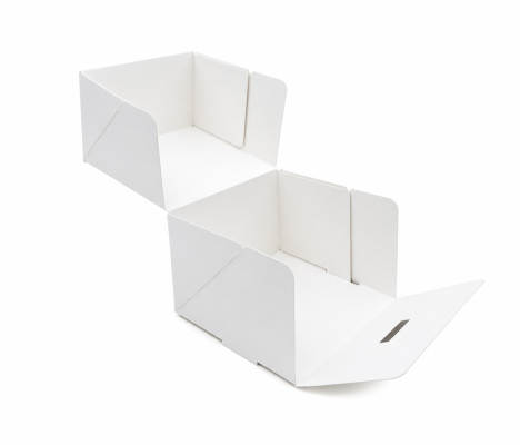 PRA-1: 150x150x100 mm<br>quick-assembly pastry & dessert box, 15 pcs. 1