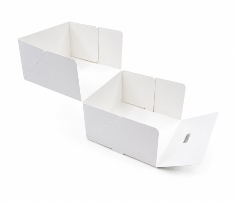 PRA-1: 180x180x100 mm<br>quick-assembly pastry & dessert box, 15 pcs. 1