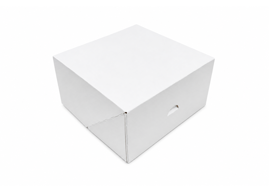 PRA-4: 220x220x120 mm<br>quick-assembly pastry & dessert box, 15 pcs. 2