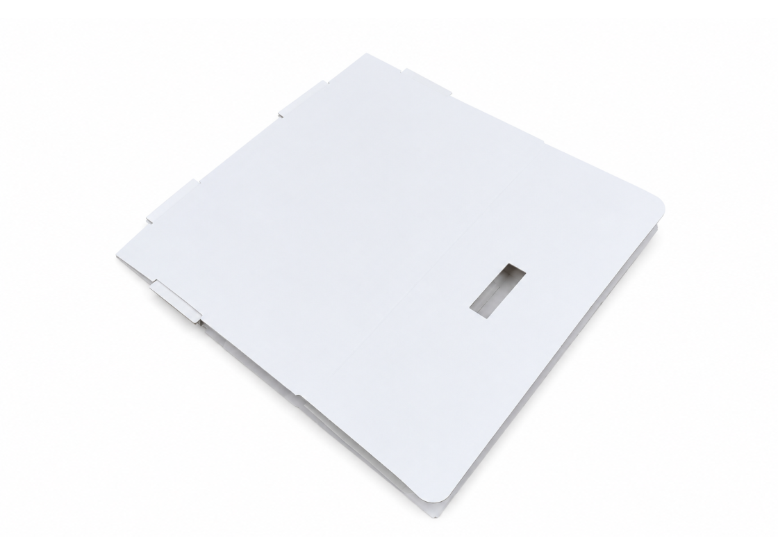 PRA-4: 220x220x120 mm<br>quick-assembly pastry & dessert box, 15 pcs. 3