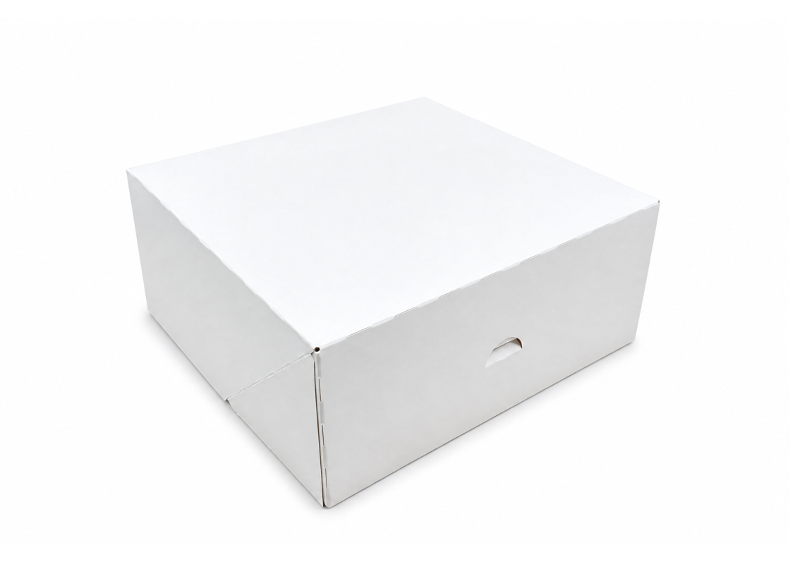 PRA-5: 260x260x120 mm<br>quick-assembly pastry & dessert box, 10 pcs. 2