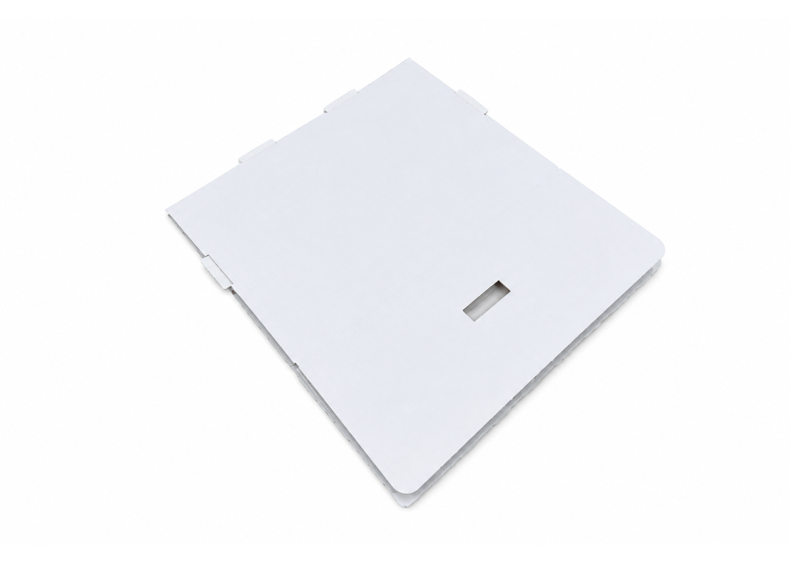PRA-5: 260x260x120 mm<br>quick-assembly pastry & dessert box, 10 pcs. 3