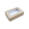 PRAL-10: 230x150x50 mm<br>quick-assembly pastry & dessert box with PVC window, 15 pcs. 4
