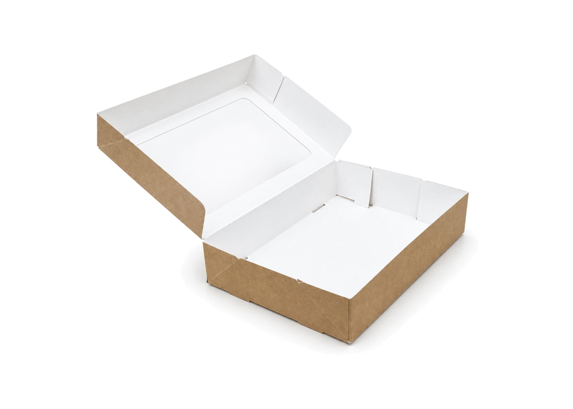 PRAL-10: 230x150x50 mm<br>quick-assembly pastry & dessert box with PVC window, 15 pcs. 2