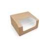 PRAL-8: 132x132x66 mm<br>quick-assembly pastry & dessert box with PVC window, 25 pcs. 4