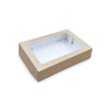 PRAL-11: 260x190x60 mm<br>quick-assembly pastry & dessert box with PVC window, 15 pcs. 4
