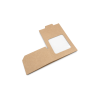 PRAL-8: 132x132x66 mm<br>quick-assembly pastry & dessert box with PVC window, 25 pcs. 6