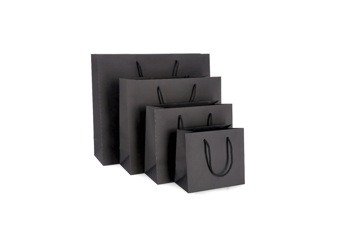 PREM-2: 280 x 120 x 240 mm paper bag with paper rope handles 1