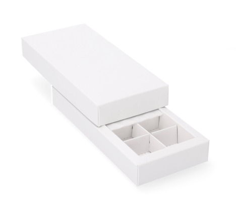 SALD-10B: 200 x 95 x 30 mm, white box for sweets and macarons cookies 1