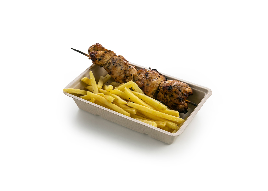 SN/2: disposable container for snacks, 190x120x36mm, 50 pcs. 1
