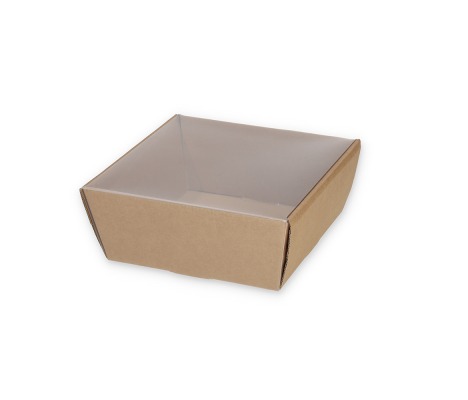 TRAY-1: Gift set box with transparent lid, 170x170x80 mm 1