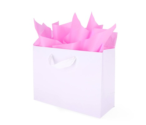 TIS-04: 760 x 500 mm colored tissue paper, light pink 1