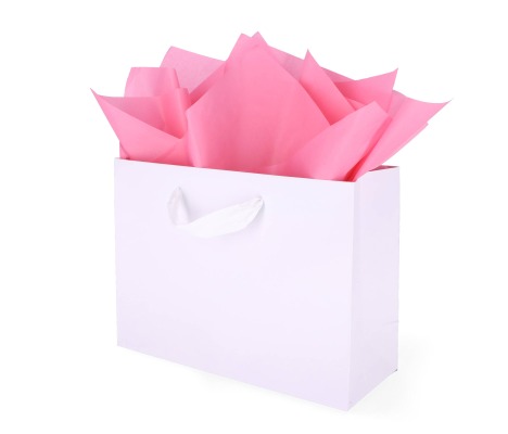 TIS-10: 760 x 500 mm colored tissue paper, pastel pink 1