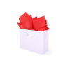 TIS-90: 760 x 500 mm colored tissue paper, red 4