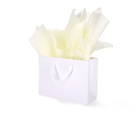 TIS-72: 760 x 500 mm  colored tissue paper, light yellow 1