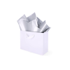 TIS-800: 760 x 500 mm metallized wrapping tissue paper, silver 4