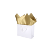 TIS-801: 760 x 500 mm metallized wrapping tissue paper, gold 4