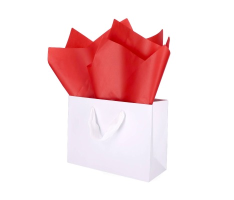 TIS-91: 760 x 500 mm colored tissue paper, dark red  1
